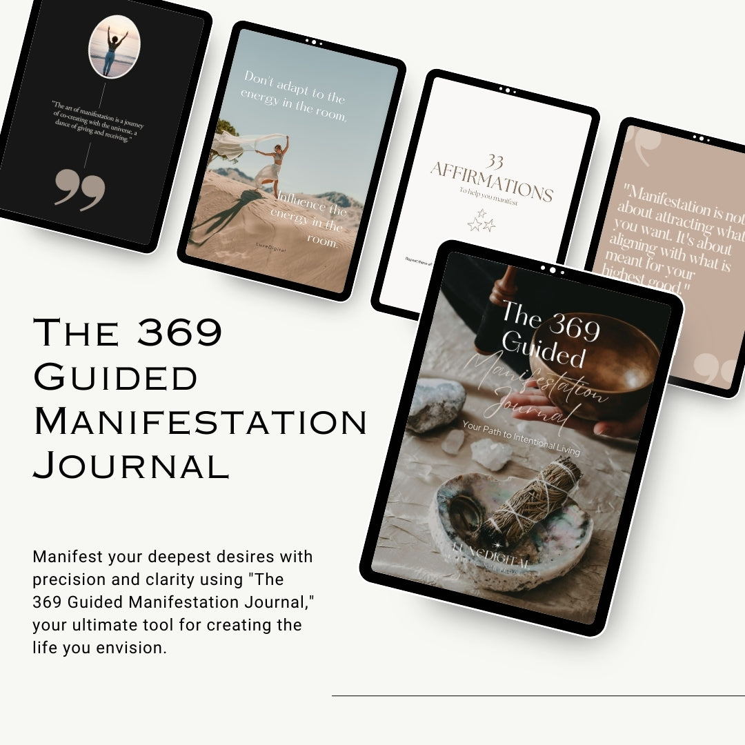 The 369 Guided Manifestation Journal